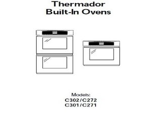 How to get the lower oven of a Thermador 272US  to operate