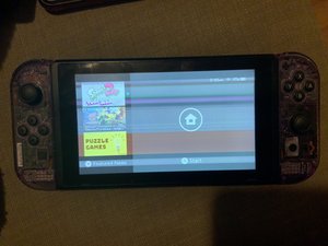 SOLVED: Horizontal lines, and black screen with sound - Nintendo