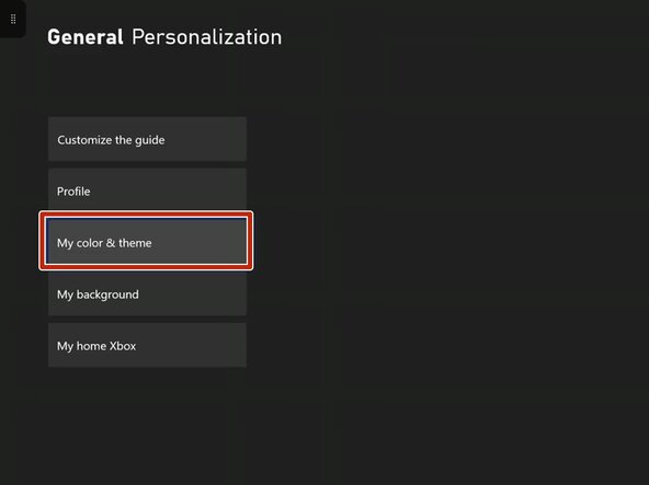 How to change your Xbox menu color. (Xbox One and above): Schritt 3, Bild 2 von 2