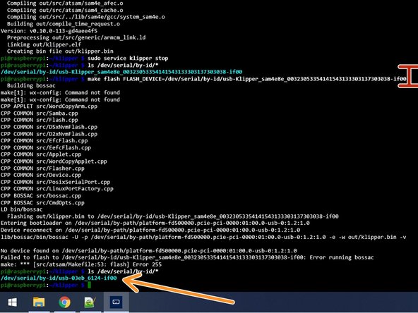 Klipper+Mainsail Install, Flash Duet 2 WiFi 2: crwdns2935265:05crwdnd2935265:02crwdnd2935265:02crwdne2935265:0