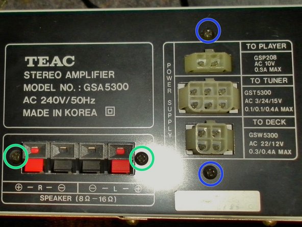 Reflowing solder joints on a TEAC GSA-5300 stereo integrated amplifier: crwdns2935265:03crwdnd2935265:03crwdnd2935265:03crwdne2935265:0