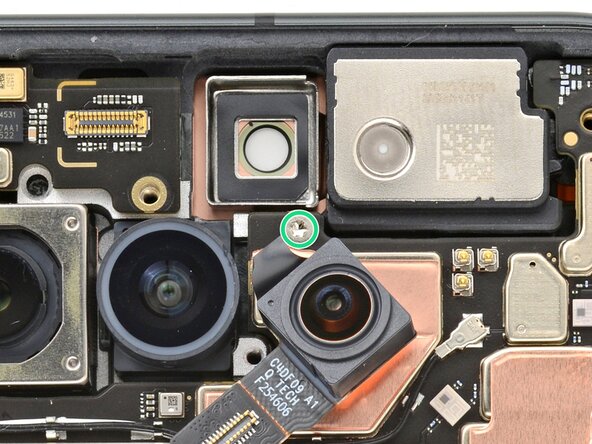 Google Pixel 10a Loudspeaker Replacement, Remove the logic board screws: step 17, image 1 of 2