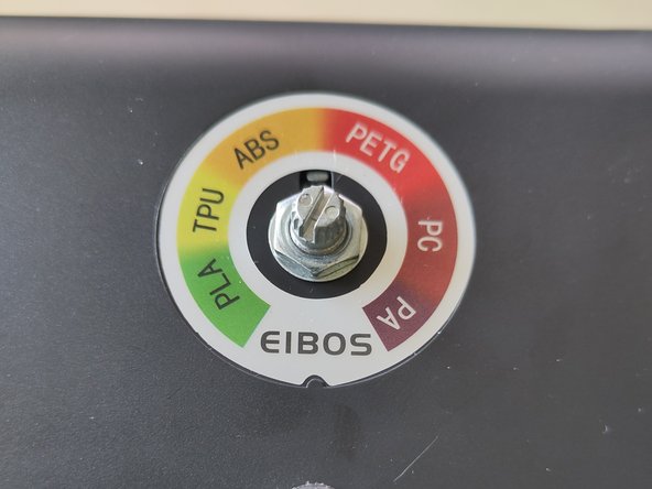 Eibos Easdry heating system replacement, Remove the potentiometer: crwdns2935265:06crwdnd2935265:02crwdnd2935265:03crwdne2935265:0