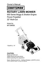 Craftsman lawn mower 917.376 parts sale