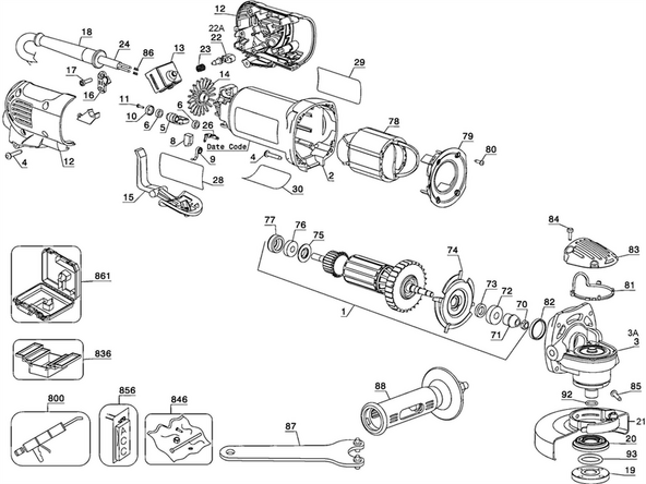 Diagrama Esquemático para Grinder Die