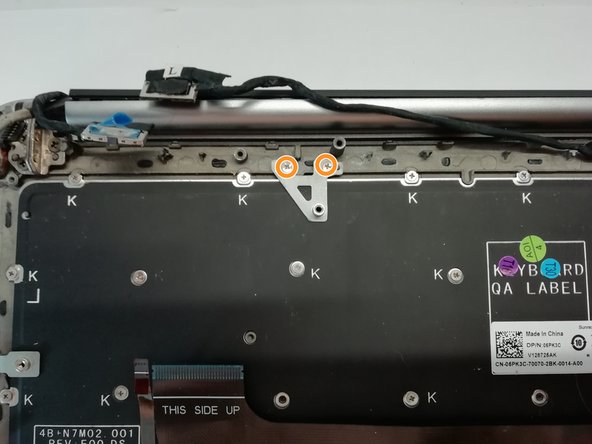 Replacement of the keyboard on a Dell XPS 12 9Q23, Undo the keyboard: step 26, image 2 of 3