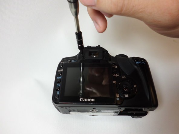 Canon EOS Rebel XTi Shutter Button Replacement, Top Cover: crwdns2935265:015crwdnd2935265:03crwdnd2935265:03crwdne2935265:0