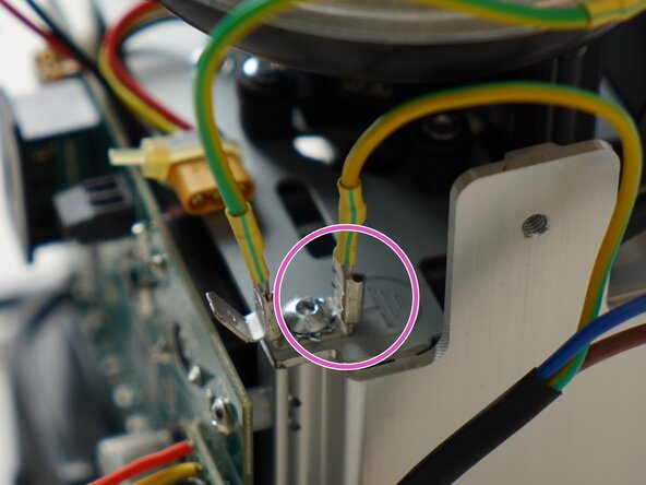 Kaffelogic Nano 7/LINK (D-P Serial) Stack Replacement, Remove the earth tab: crwdns2935265:013crwdnd2935265:01crwdnd2935265:03crwdne2935265:0