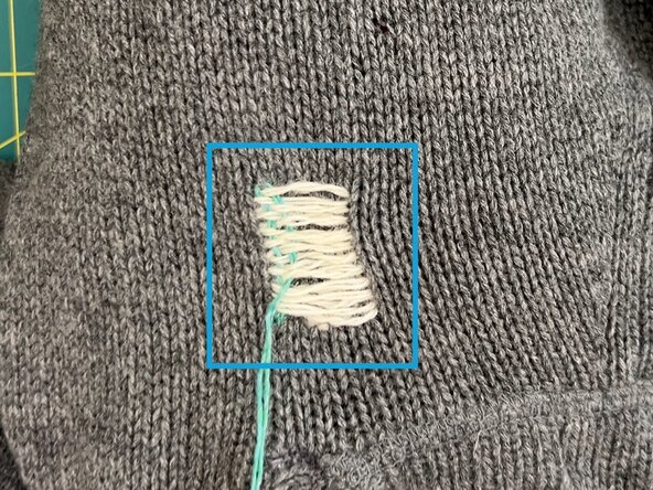 Woven Darn a Hole in a Knit, Troubleshooting: crwdns2935265:020crwdnd2935265:02crwdnd2935265:03crwdne2935265:0