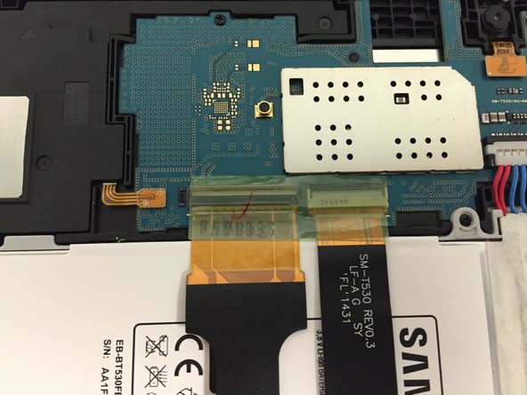 Samsung Galaxy Tab Pro 10.1 Digitizer Replacement, Reconnect to motherboard: crwdns2935265:05crwdnd2935265:03crwdnd2935265:03crwdne2935265:0