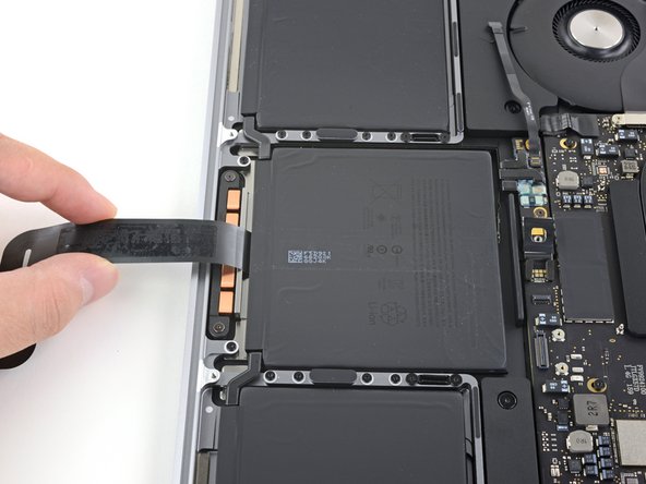 MacBook Pro 13" 2022 (M2) Battery Replacement, Reposition the trackpad cable: crwdns2935265:018crwdnd2935265:03crwdnd2935265:03crwdne2935265:0