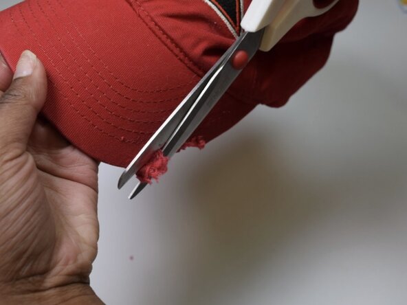 Patchwork Repair for a Damaged Hat, Patchwork Repair for a Damaged Hat: crwdns2935265:01crwdnd2935265:02crwdnd2935265:02crwdne2935265:0