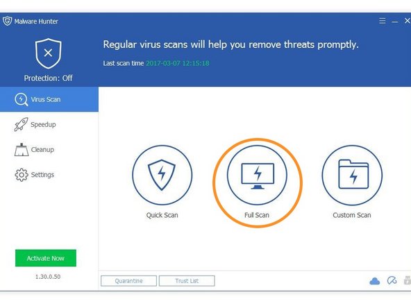 How to remove malware from an infected windows PC, Disinfect your PC: passo 4, immagine 2 di 3