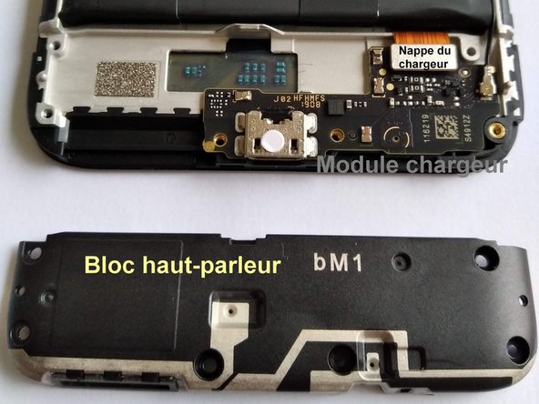 Xiaomi Redmi Go Screen and Battery Replacement, Remove the Loudspeaker: crwdns2935265:04crwdnd2935265:02crwdnd2935265:02crwdne2935265:0