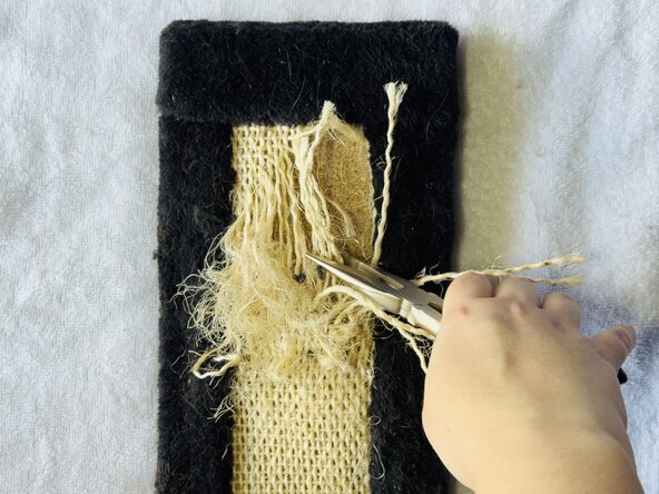 How to Refurbish Scratch Ramps on a Cat Tree: step 2, image 2 of 3