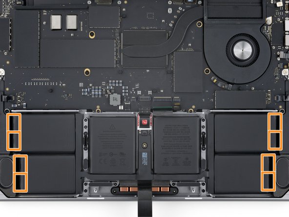 MacBook Pro 14" Late 2023 (M3) Battery Replacement, Adhesive information: crwdns2935265:027crwdnd2935265:02crwdnd2935265:02crwdne2935265:0