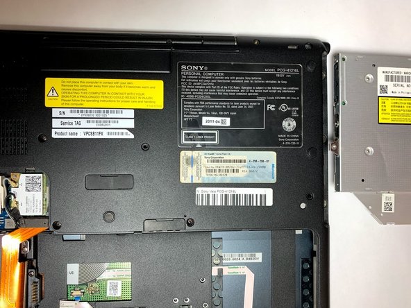 Sony Vaio PCG-41216L Disk Drive Replacement: crwdns2935265:03crwdnd2935265:02crwdnd2935265:02crwdne2935265:0