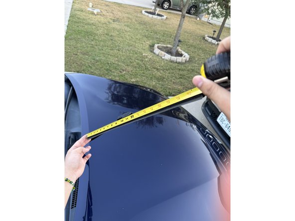 2018-2024 Toyota Camry Windshield Wiper Blade Replacement, Windshield Wiper Blades: step 1, image 1 of 2
