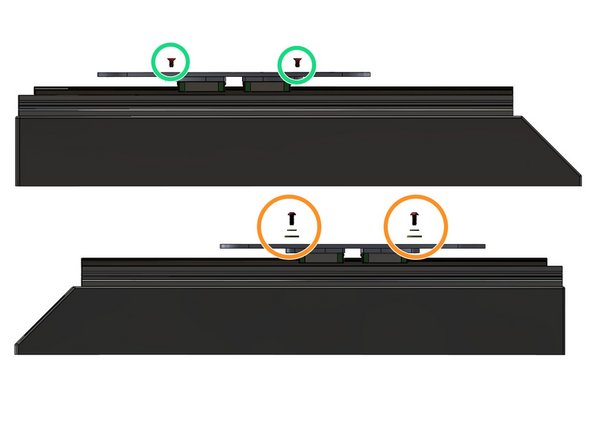 CR-10S PRO Y Axis Linear Rail Kit Installation, Y Carriage Plate install: 手順 7、 3の画像 2