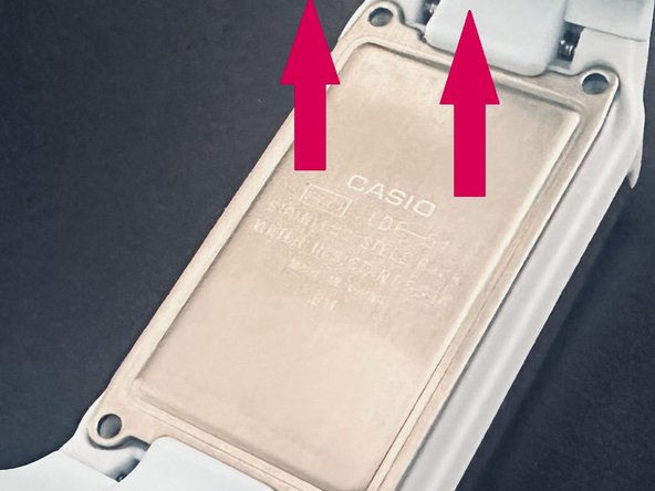 Casio Poptone LDF-51 Series Battery Replacement Battery Replacement, Remove the Back Cover: crwdns2935265:02crwdnd2935265:02crwdnd2935265:02crwdne2935265:0