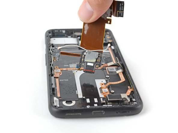Google Pixel 4 Screen Replacement, Remove the charging assembly: crwdns2935265:047crwdnd2935265:03crwdnd2935265:03crwdne2935265:0
