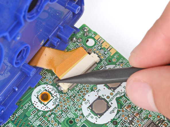 How to Reshell Your Game Boy Advance SP, Disconnect the screen cable: crwdns2935265:015crwdnd2935265:03crwdnd2935265:03crwdne2935265:0