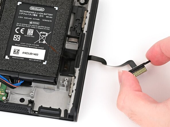 Nintendo Switch 2 Left Joy-Con 2 Connector Replacement, Remove the left Joy-Con 2 connector: crwdns2935265:042crwdnd2935265:02crwdnd2935265:03crwdne2935265:0