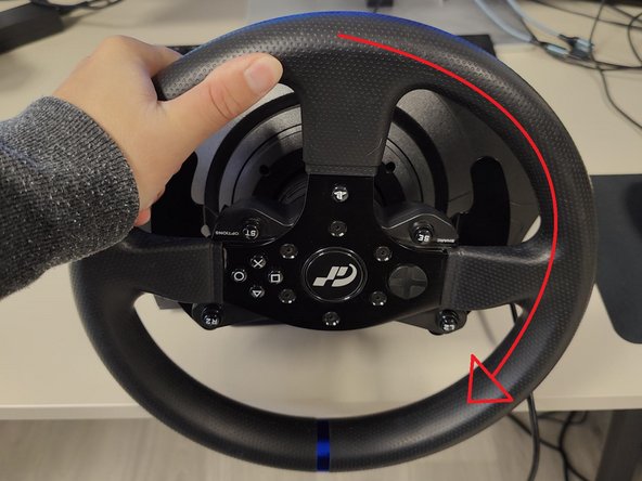 Recalibrating the center of Thrustmaster T300, Recalibrating the center: crwdns2935265:02crwdnd2935265:02crwdnd2935265:03crwdne2935265:0