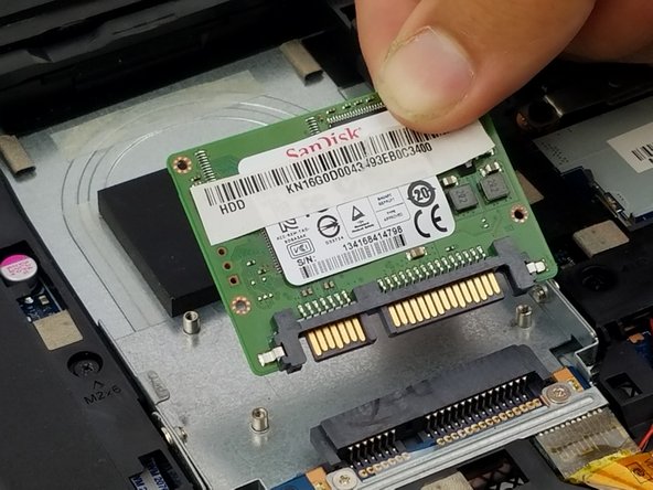 Acer Chromebook C710-2856 Hard Drive Replacement, Disconnecting the Drive: crwdns2935265:04crwdnd2935265:02crwdnd2935265:02crwdne2935265:0