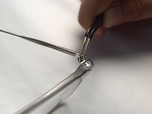 How to Repair Warped Eyeglasses Arm Joint and Replace the Screw: step 5, image 3 of 3