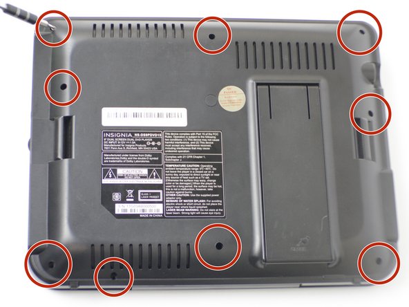 Insignia NS-DS9PDVD15 Bottom Cover Replacement: step 4, image 2 of 2