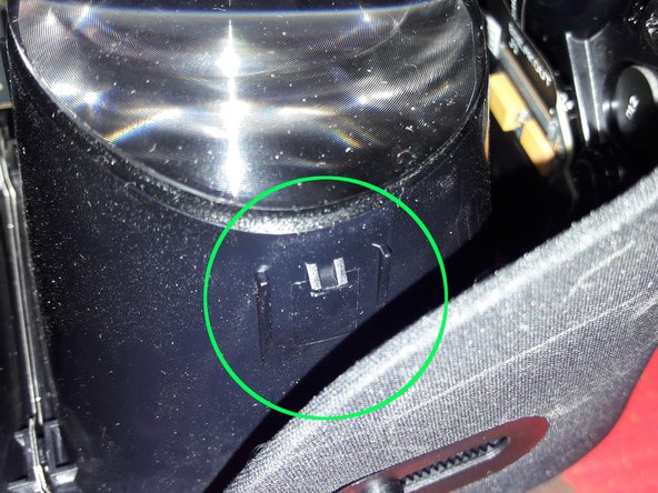 Oculus Rift CV1 - open it, Remove the inside mask - 4 - the inside frame clips: passo 6, imagem 2 %32
