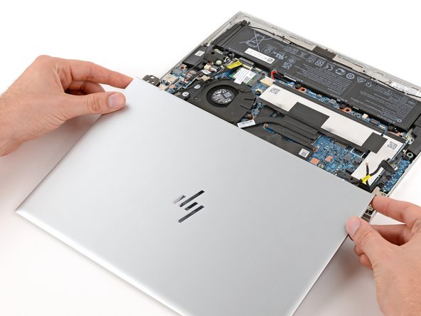 HP EliteBook 840 Aero G8 Display Panel Replacement, Remove the display assembly: crwdns2935265:019crwdnd2935265:02crwdnd2935265:03crwdne2935265:0