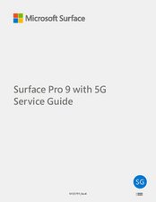 Surface Pro 9 With 5G English Service Guide
