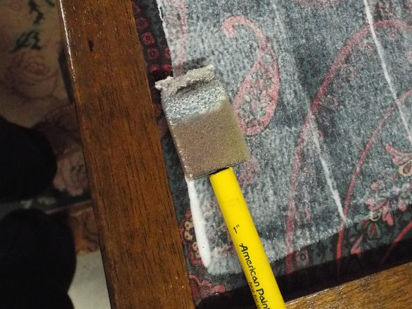 Fast Fix Replacing Fabric on a Folding Screen: step 3, image 2 of 2