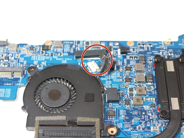 HP Pavilion x360 m3-u103dx Fan Replacement: step 5, image 3 of 3