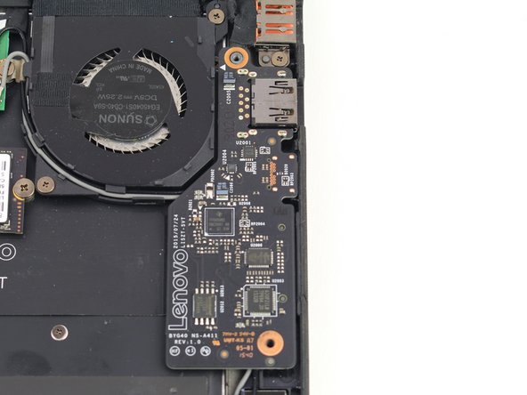 Lenovo Yoga 900-13ISK Left Daughterboard Replacement, Left Daughterboard: crwdns2935265:05crwdnd2935265:03crwdnd2935265:03crwdne2935265:0