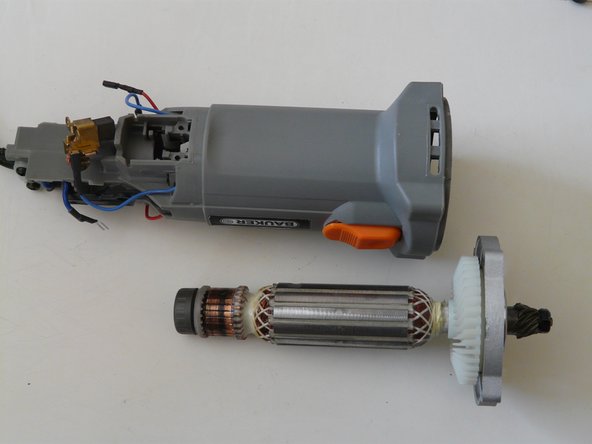 Disassembling Bauker PGA115G1.2 Angle grinder, Remove the rotor: crwdns2935265:013crwdnd2935265:02crwdnd2935265:02crwdne2935265:0