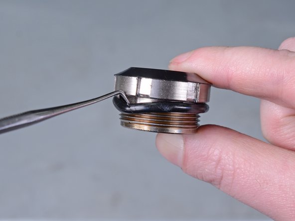 Replace this O-ring with the new O-ring included in the pump repair kit.