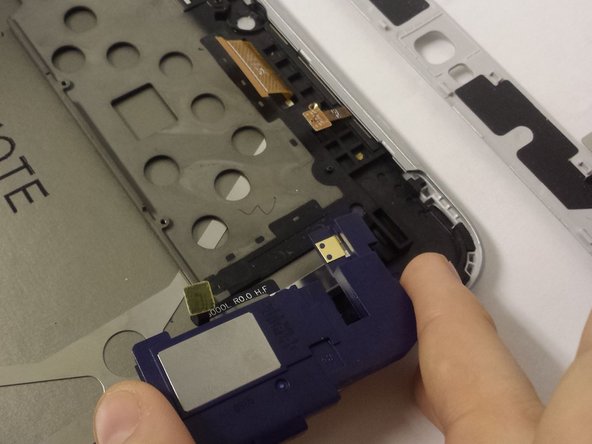 Samsung Galaxy Note 10.1 Speaker Replacement, Remove the loudspeaker modules: crwdns2935265:07crwdnd2935265:02crwdnd2935265:03crwdne2935265:0